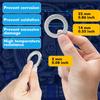 20Pcs/Set New 14mm Oil Drain Plug Crush Washer Gasket 94109-14000 9410914000 For Honda CR-V CIVIC For Acura CL