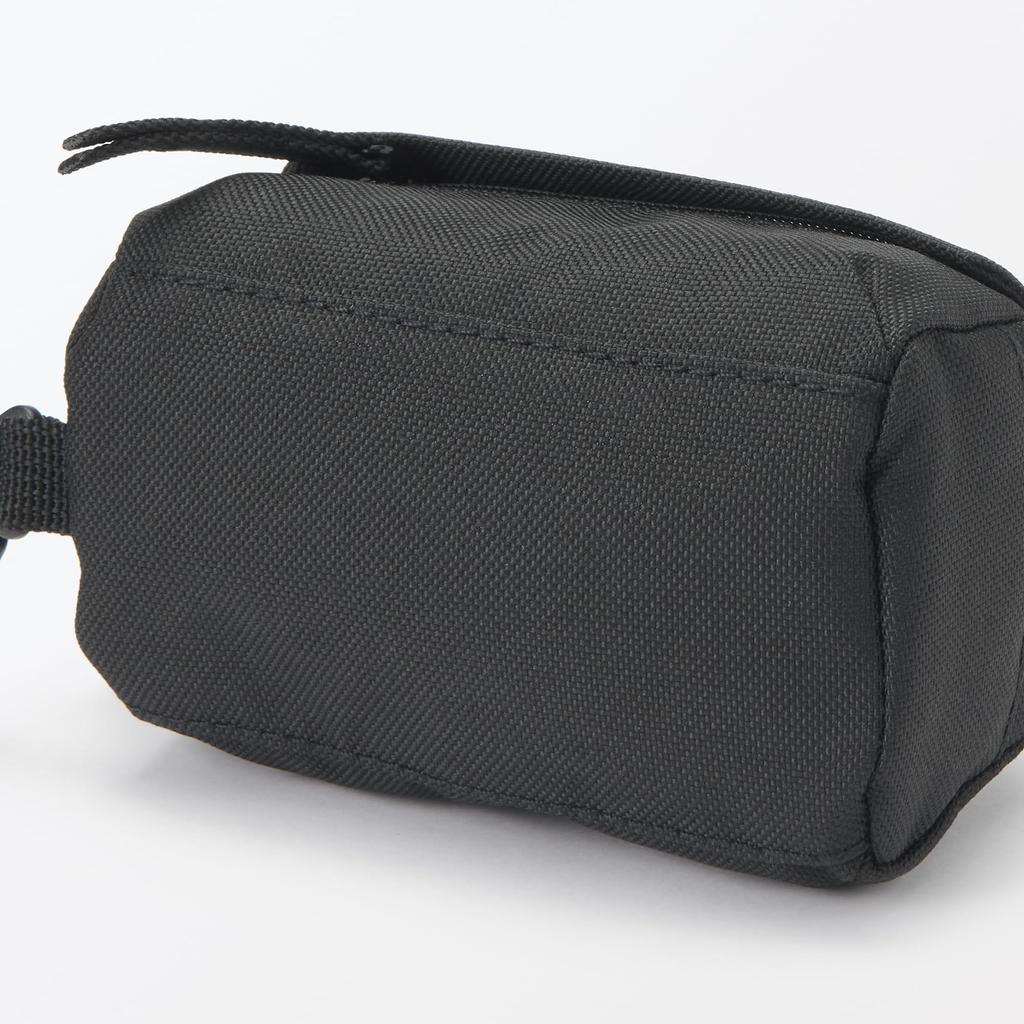 MUJI Mini Water-Repellent Boston Bag, Unisex, Adult, EGB03A5A, Black