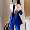 Troloman Damen Gradient Blazer & Hosenanzug Set