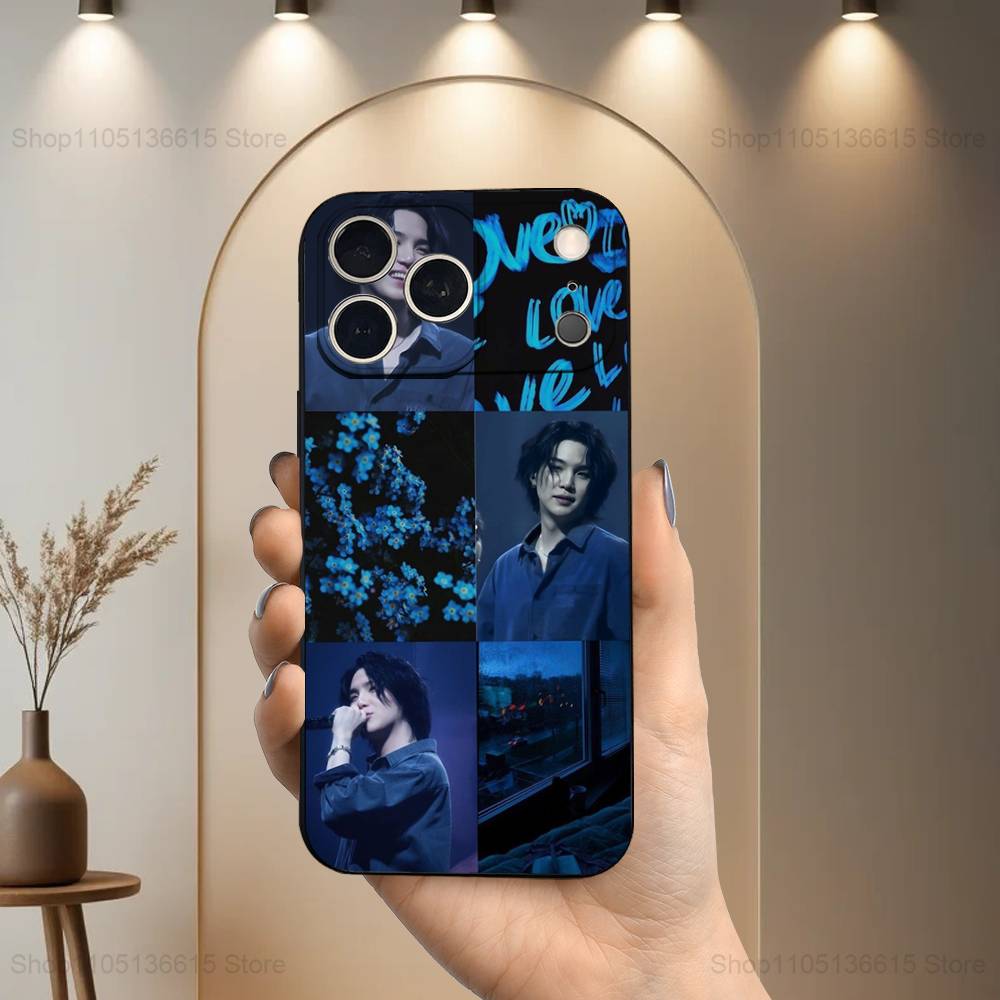 Cool M-Min Yoon G-GI Singer  Case For iPhone 17,16,15,14,13,12,11,Plus,Pro Max,XS,X,XR,SE,Mini,8,7,Soft Silicone Black Cover iPhone11