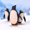 2 Stücke Mini Pinguin Fee Garten Vater Sohn Modell Ornament Micro Landschaft DIY Dekor