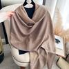 Elegant Ladies Muslim Hijab Golden Thread Long Scarf With Spring And Autumn Sun Protection Scarf Decoration Shawl Wrap Headscarf