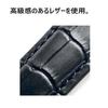 [Import King Original] Watch Parts - Compatible with TAG Heuer - Aftermarket Strap for D-Buckle - Embossed Crocodile Leather - Night Blue - 22/18mm