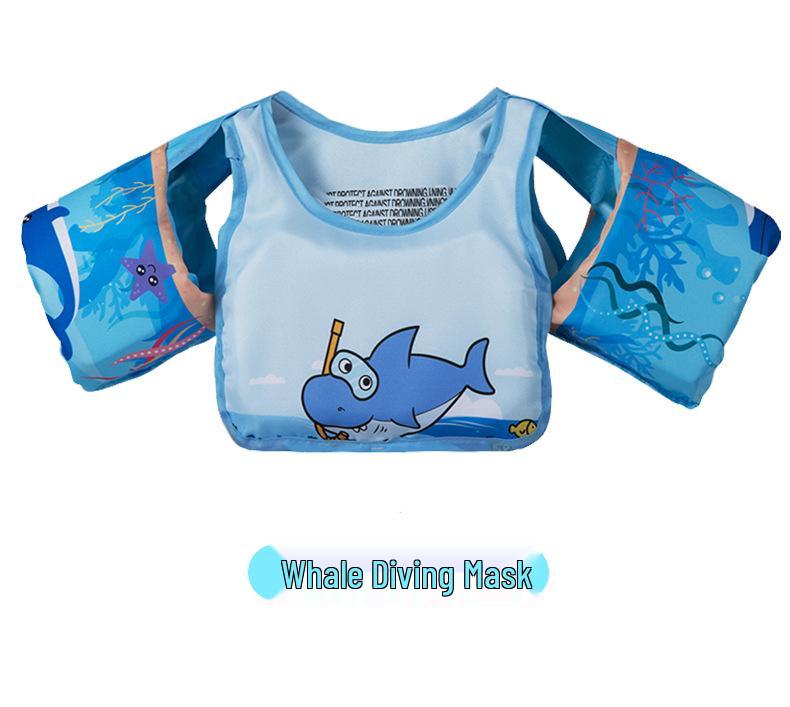 Cartoon Kids' Swimsuit & Water Play Gear: Armbands, Floats, Swim Rings, Life Jackets, Water Sleeves, Buoyancy Vests.