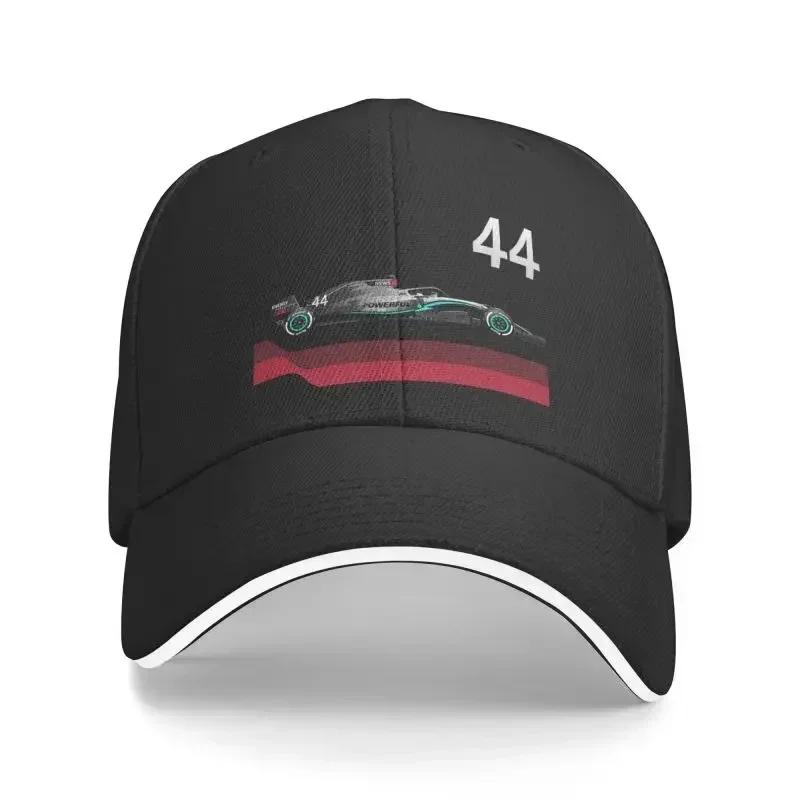 Punk Hamiltons 44 Sportwagen Fahrer Rennen Baseballkappe Damen Herren Atmungsaktiv Dad Hat Sonnenschutz