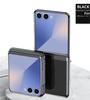 Electroplated Hard PC Folding Case For Samsung Galaxy Z FLIP 8 7 FE 6 5 4 3 Flip8 5G Plating Bumper Clear Cover