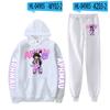 Merchandising Anime Aphmau Stampe Felpe Set Uomo Donna Tute Set Felpa Casual + Pantaloni Set 2pz Streetwear Felpe Oversize