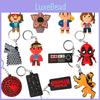 Unique Stranger Things Deadpool Pvc Keychain For Fans Of The Series Durable And Stylish!
