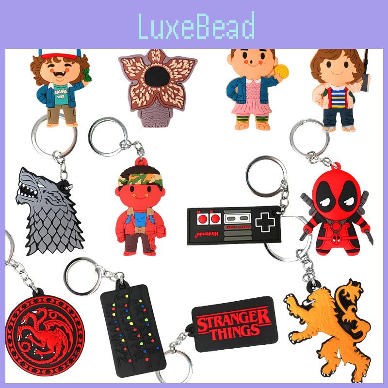 Unique Stranger Things Deadpool Pvc Keychain For Fans Of The Series Durable And Stylish!