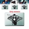 Superman Apple Air Pro 11 12 13 Sticker Black Partial Wrap Creative Accessory