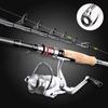 High Quality Carbon Fiber Spinning Fishing Rods Telescopic Mini Pole 3M 2.7M 2.4M 2.1M 1.8M  Fish Gear Tackle