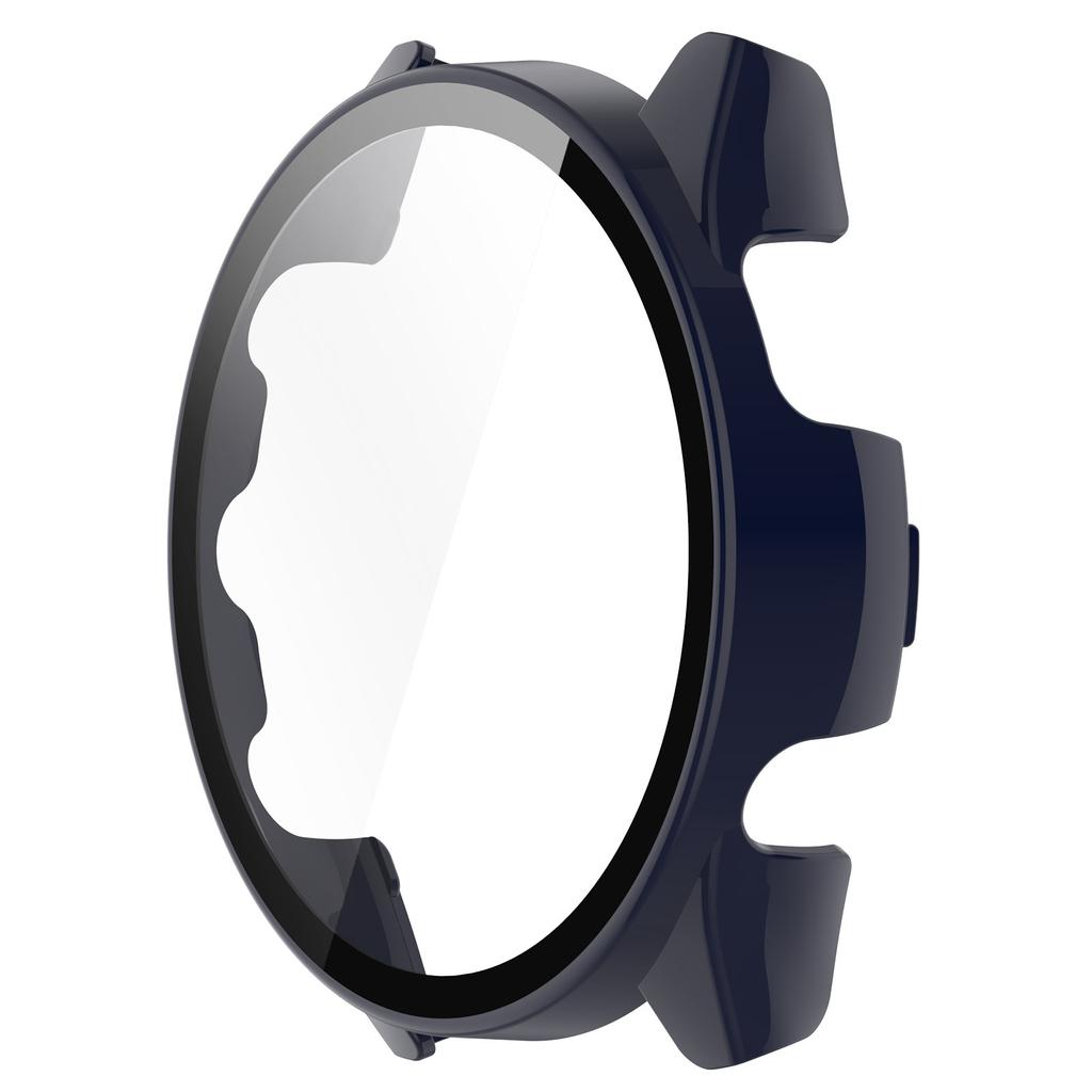 Fullt beskyttelsesdeksel for Garmin Forerunner 165 Skjermbeskytterdeksel Forerunner165 Music Deksel PC 2-i-1 Skall+herdet glassfilm