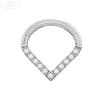 Surgical Steel Septum Nose Clicker Hinged Teardrop Shape Rhinestone Nose Ring Gold Black Body Piercing Jewelry Helix Piercing