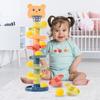 Creative Rotating Track Rolling Children's Baby Educational Toys Spinning Sliding Ball Tower Stacking