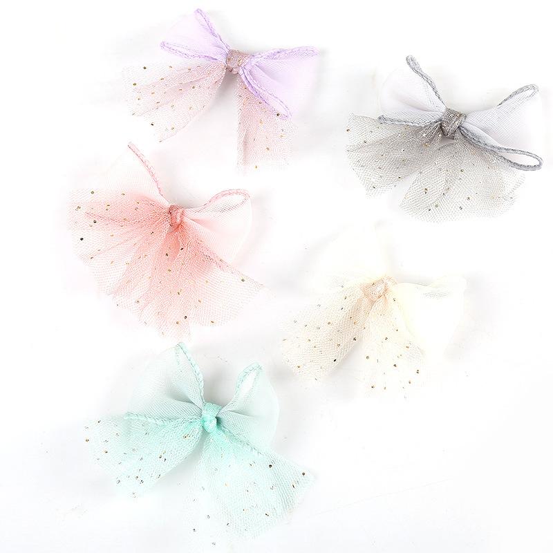Mesh Bow Accessories Work In Progress Diy Hair Accessories Clothing Accessories Ribbon Bow Accessories Factory