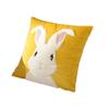 Skin Friendly Rabbit Pillowcase Plush Fabric Throw Pillows Cover Cushion Cover  Home Decoration