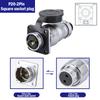 P20 Aviation Connector Plug Socket 20mm 2/3/4/5/6/7/8/9/10/12Pins WS20 Male Female Connectors
