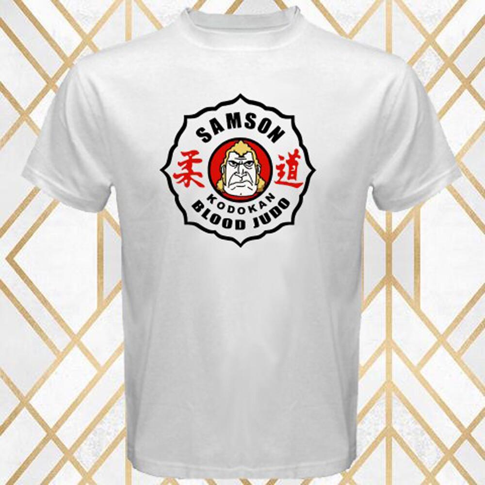 Brock Samson Blood Judo Martial Arts Men s White T-Shirt S