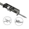 Screw Holding Drill Bit With Small Wrench Gray Self-Locking Screw Guide For Power Drills Operation Tool For Stable Screw Driving
