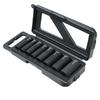 SUNDRY Deep Socket 63mm Overall Square Long with Storage Case Set, 8-Piece Set, Length, 9.5mm (3/8-inch) Drive, 8/10/12/13/14/17/19/21mm, Type,