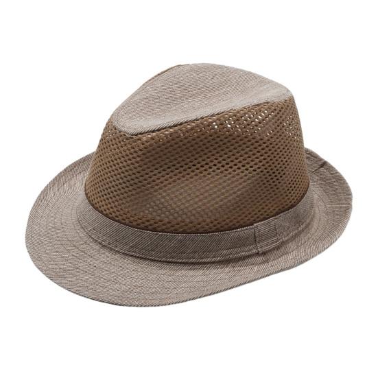 Sun Hat Wide Brim Breathable Hole Summer Jazz Hat with Full Neck Coverage Imitation Linen Outdoor Travel Cycling Hat 60 cm A