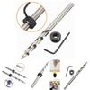 Ideal Gift 1pcs Twist Step Drill Bits Pocket Hole Jig Guide Hand Tools Round Hex Handle Set For Diy Enthusiasts