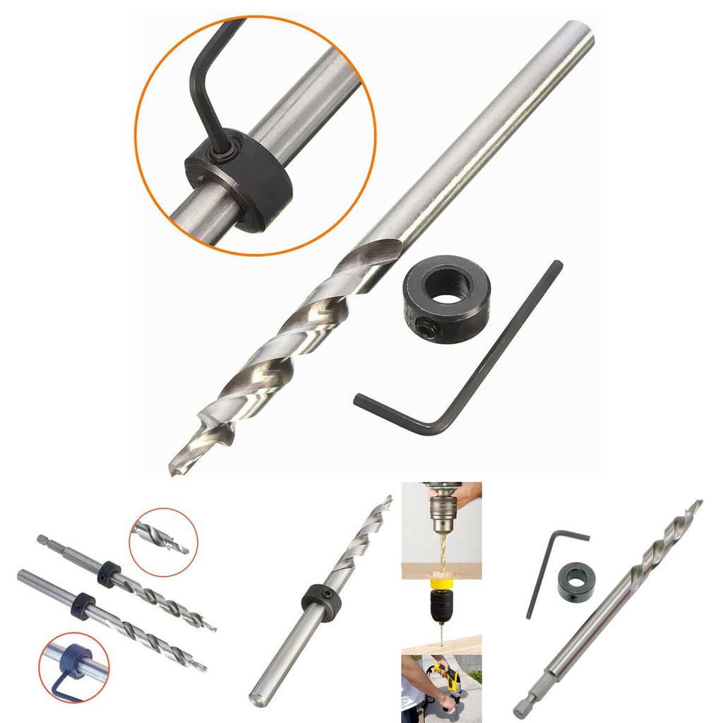 Ideal Gift 1pcs Twist Step Drill Bits Pocket Hole Jig Guide Hand Tools Round Hex Handle Set For Diy Enthusiasts