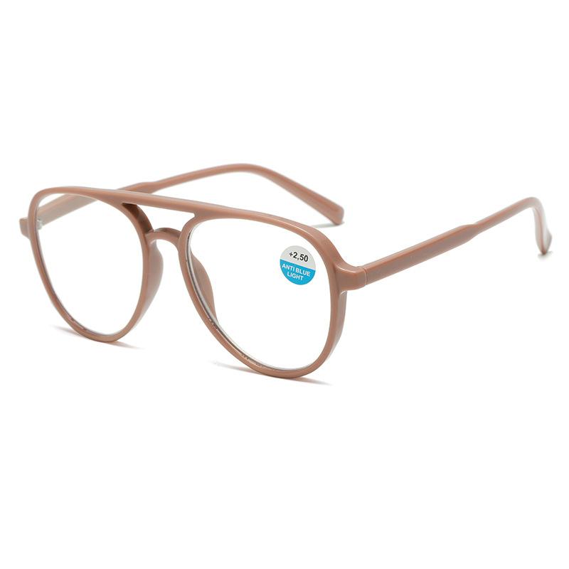 

2025 Авиационные очки для чтения для женщин и мужчин, модные винтажные очки против синего света, пресбиопические очки, очки по рецепту +1,0 ~ +4,0 +100