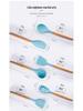 12-Piece Colorful Silicone Kitchenware Set with Wooden Handles – Includes Spoons and Spatulas