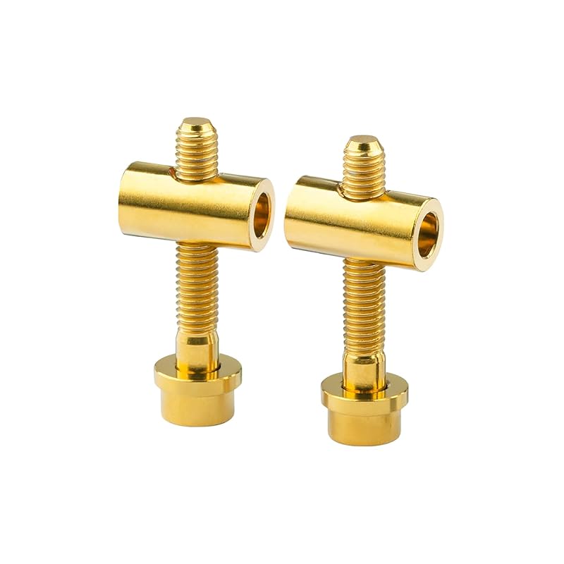 Titanium M5x30mm Ti Bolt Nut Washer for Thomson Seatpost Cycling Screws (Black)