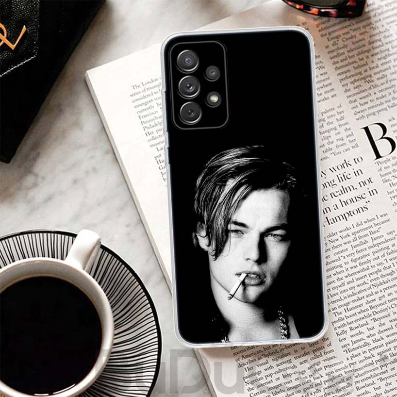 Leonardo Dicaprio Young Phone Case For Samsung Galaxy A15 A14 A54 A13 A53 A12 A52S A55 A22 A23 A24 A32 A33 A34 A25 A35 A03S A04S