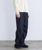 Bellie Three-Tuck Parachute Slacks - Navy