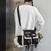 Unisex Unifarbene Nylon Crossbody-Tasche, Große Kapazität Lässige Schulter-Umhängetasche, Leichte Tägliche Reise Brusttasche