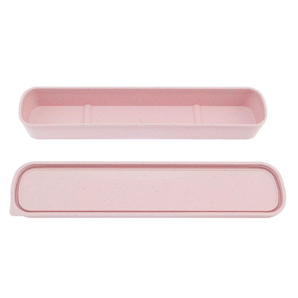 25cm Exquisite Workmanship Split Type Wheat Straw Tableware Box 3 Color For Dinnerware Boxes Picnics Dinnerware Box
