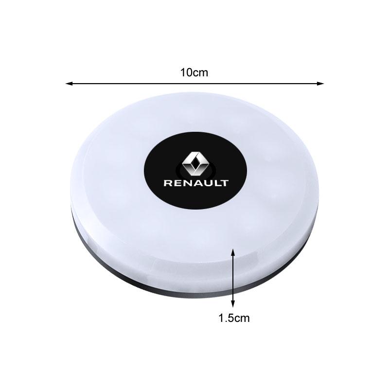 Magnet Base Ceiling Car LED Touch Light Car Interior Lighting Reading Light for Renault Dacia DUSTER Megane 2 3 Clio 4 Captur Kadjar Fluence