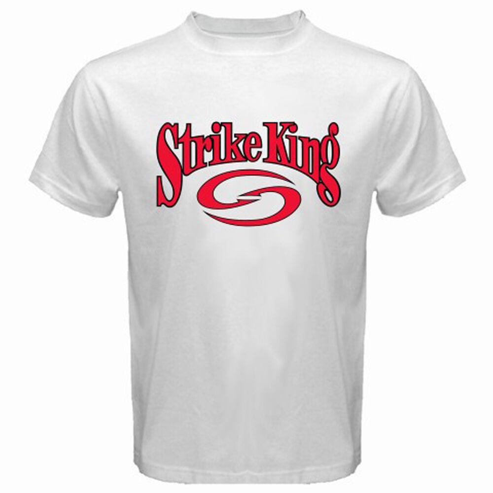 

Белая футболка унисекс с логотипом Strike King Fishing Logo S