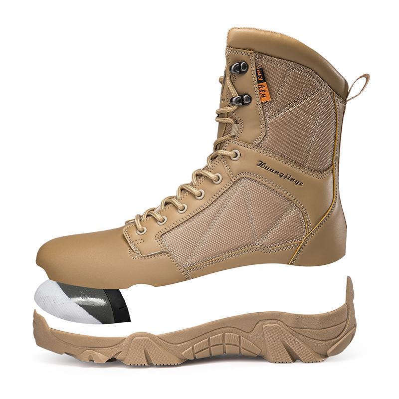 TUINANLE Pánské pracovní boty Podzimní outdoorové turistické boty Šněrovací horolezecké boty Prodyšné lovecké tréninkové boty Vysoké