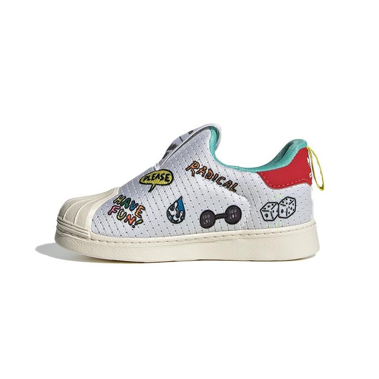 (TD) adidas Aaron Kai x Superstar 360 Primeblue Pop Art Style Waves Baby FX4926 EU 22