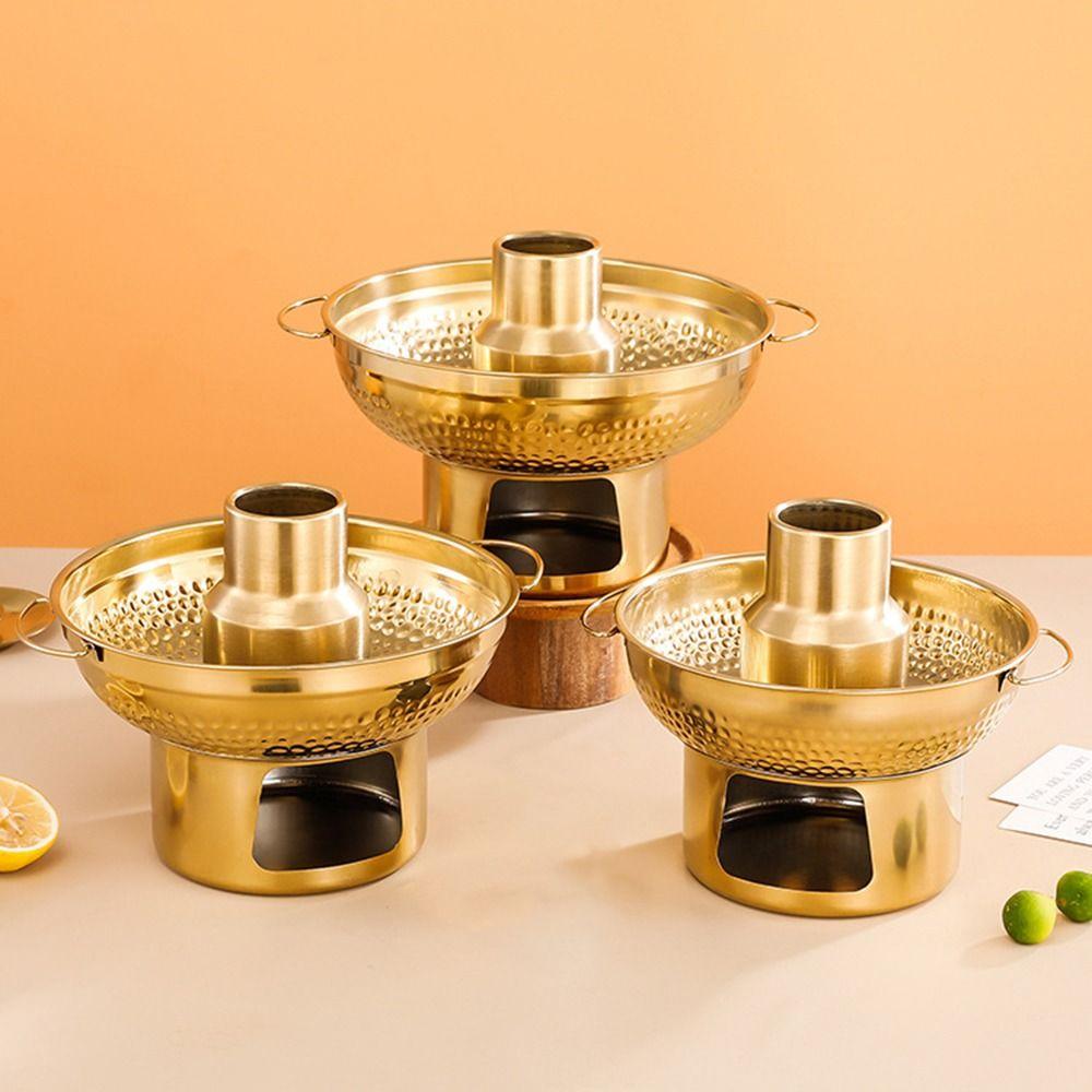 20/22cm Thai Hot Pot Thickened Dessert Holder High Quality Double Ears Hot Pot  Household