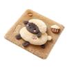 Cute Puppy Pattern Pad Plush Animal Chair Pad, Square Cozy Seat Cushion, Cat Pattern, 15.8 Comfortable Office Cushion x Inch with Non-Slip Backing for