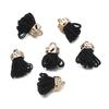 10pcs DIY Jewelry Leather Velvet Small Fringed Earrings Hair Accessories