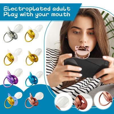 Adult Play Mouth Pacifier Silicone Pacifier Teething Gel