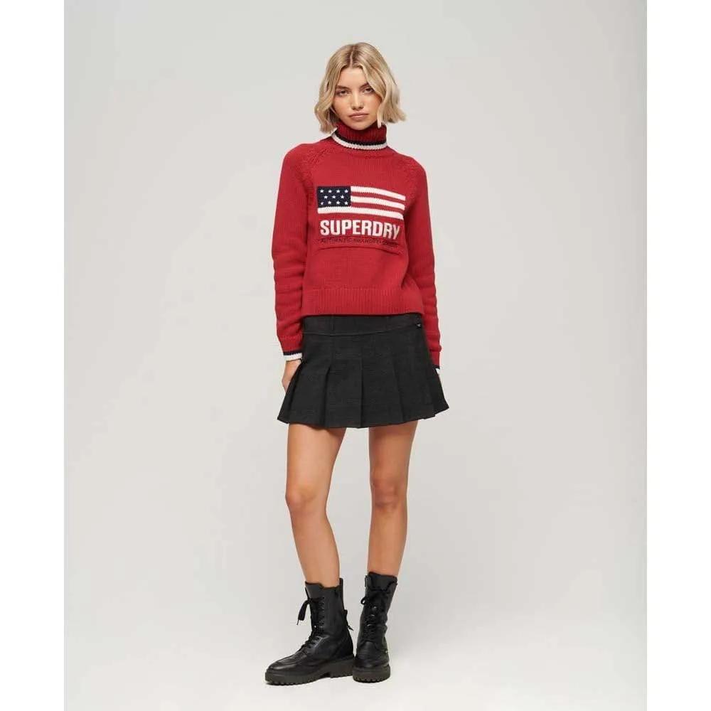 Superdry Свитер с высоким воротом Americana Knit