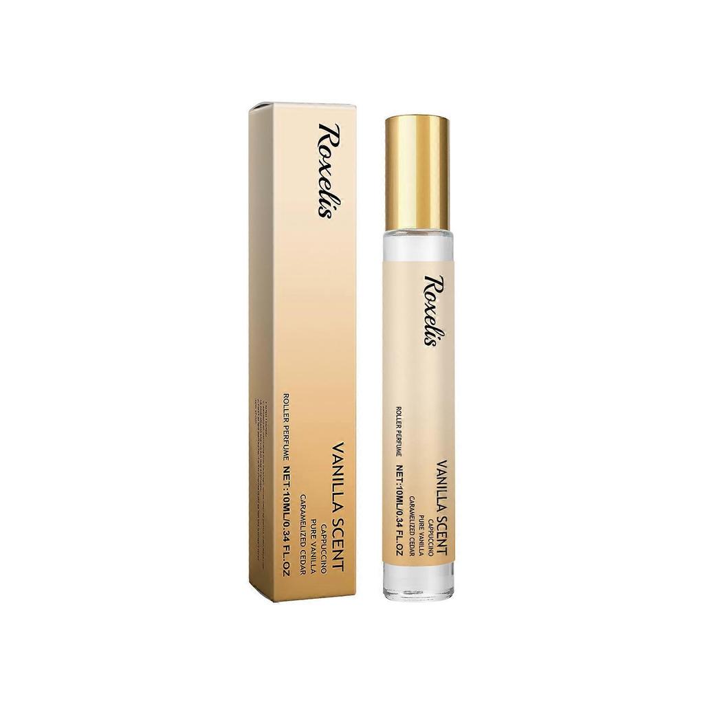 Cappuccino Roll-On Perfume Long-Lasting Coffee, Milk & Caramel Fragrance with Arabica Coffee Oil, Elegant & Easy to Apply for All-Day Freshness