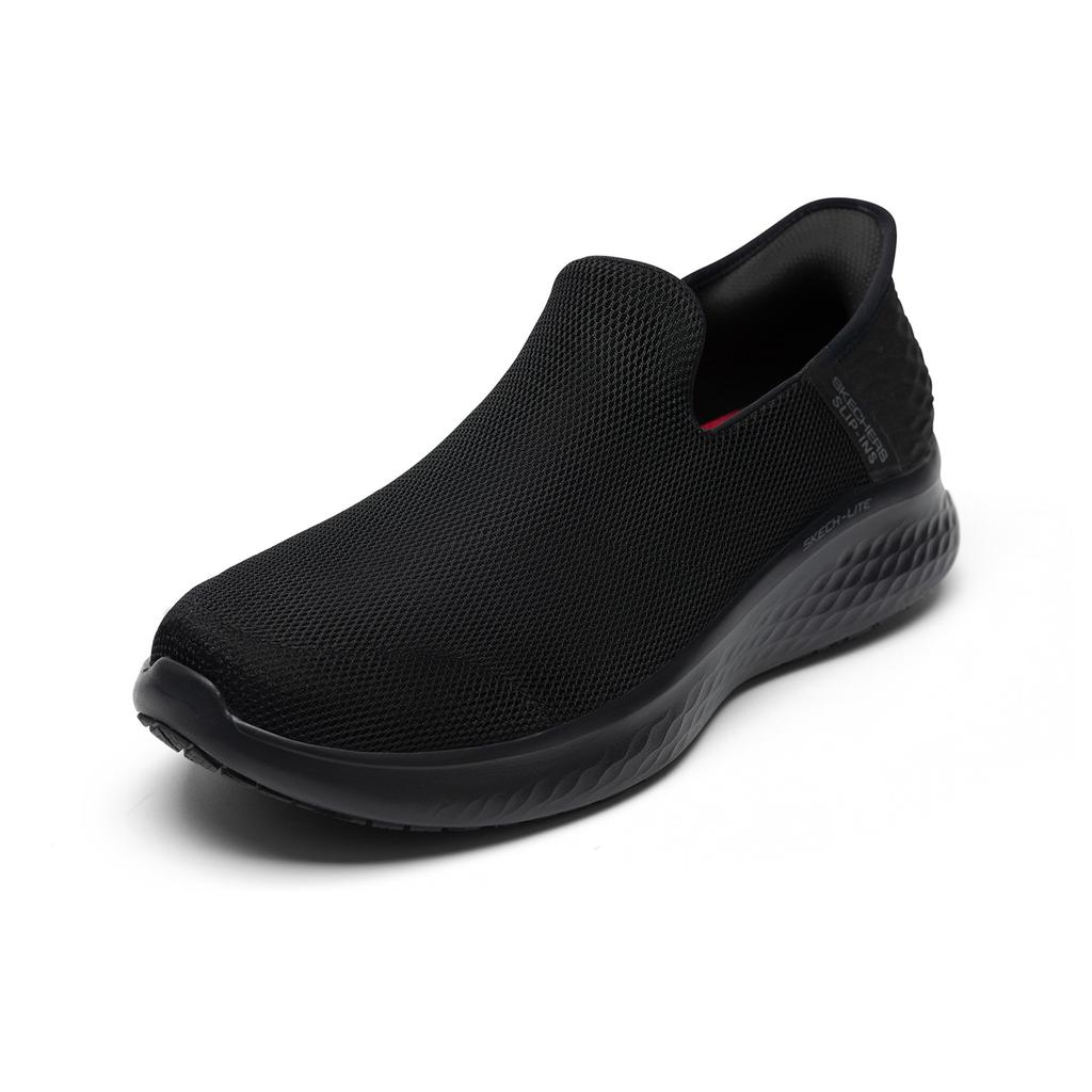 Skechers Skech-Lite Pro Slip Resistant - Phavex Comfortable Versatile Low-Top Casual Shoes Men sneaker Black 200281-BLK