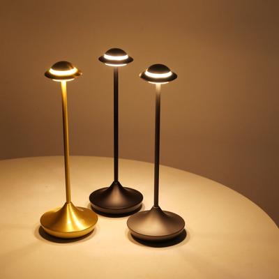 USB Metal Rechargeable Table Lamp Desk Light 3 Colors Adjustable Creative Touch Led Lamp Desktop Ambient Desk Lamp Lighting Bed