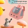 Pet Backpack Cats Carriers Bag Soft Big Capacity with Window Breathable Pet Carriers Sightseeing Bag