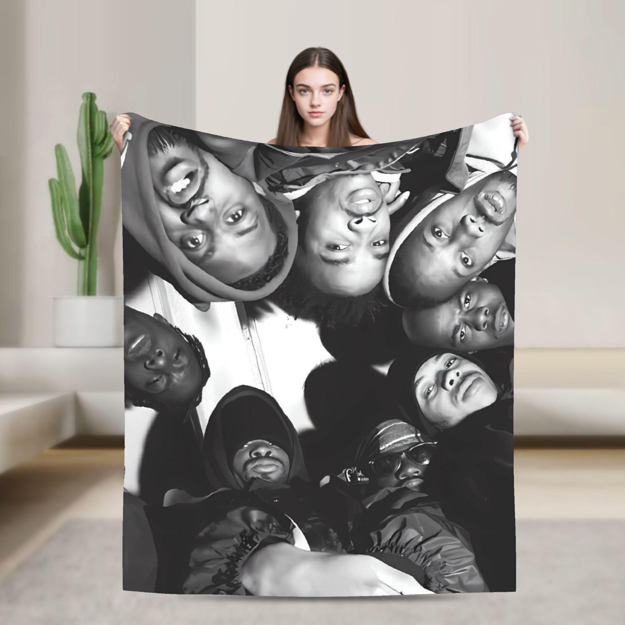 

Warm Blanket Decorative Annees 90 Bee Wu Clan T-tangs Throw Blanket Flannel Bedspread For Living Room Graphic Sofa Bed Cover 30x40in