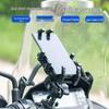 Shockproof Aluminum Phone Holder for Motorcycles & Electric Scooters - Ideal for Navigation & Food Delivery