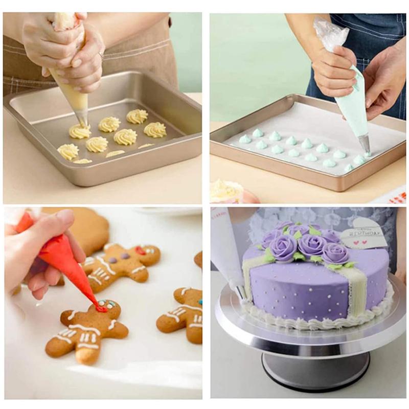 50/100 Stück Spritzbeutel Einweg Transparent Spritzbeutel Melköl Haushalt Küche Backprodukte für Kuchen Dekoration TMZ